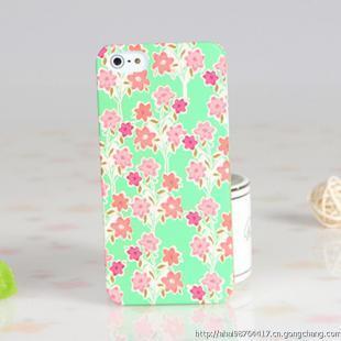光耀電子iPhone 5水貼花卉手機殼 科技與自然的碰撞演繹｜世界工廠數碼精品